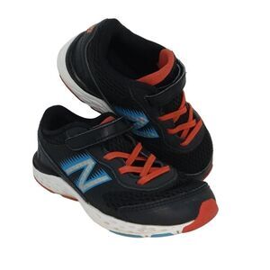 New Balance Toddler Boys Pre-owned Black & Red Easy Close Sneakers - sz. 10